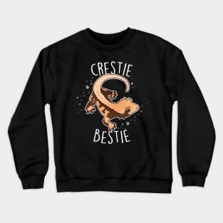 Crested Gecko Lizard Reptile Crestie Bestie Crewneck Sweatshirt